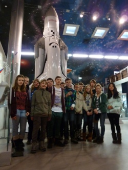 Im Weltraummuseum Moskau
